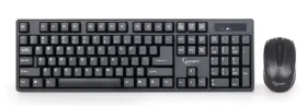 Gembird KBS-W-01 / bezdrátový set myš+klávesnice / US layout / černá (KBS-W-01)