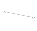 Erga Paris, rohová vzpěra pro sprchové zástěny o tloušťce skla 6/8/10 mm, délka 60cm, bílá matná, ERG-V02-PARIS-BAR60-WH