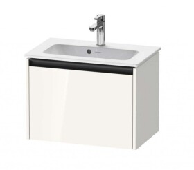 DURAVIT - Ketho.2 Umyvadlová skříňka 44x61x39 cm, 1 zásuvka, lesklá bílá K25055022220000