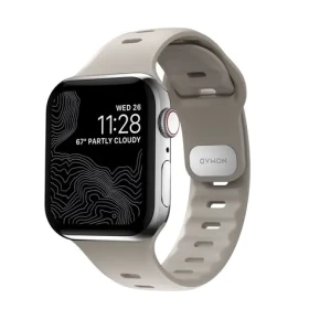 Nomad Sport Slim řemínek pro Apple Watch 7 (45 44 42 mm) M-L béžová (NM01146285)