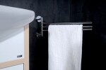 SAPHO - X-ROUND trojitý držák ručníků otočný 380, chrom XR407