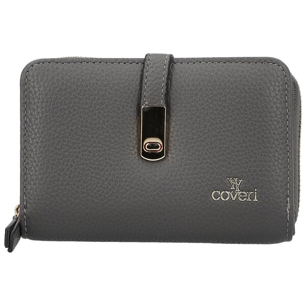 Stylová dámská koženková peněženka Coveri Anya, šedá
