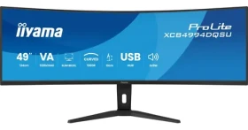 49" IIYAMA ProLite XCB4994DQSU-B1 černá / VA / Curved 1000R / 5120x1440 / 32:9 / 120Hz / 2ms / USB-C hub (XCB4994DQSU-B1)