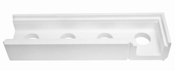 Polystyrenová tvárnice POWER-S -- žlabová, rohová; 1 029,5 x 279,5 x 170