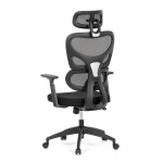 Kancelářská židle, houpací mechanismus, černá, KA-K2080 BK