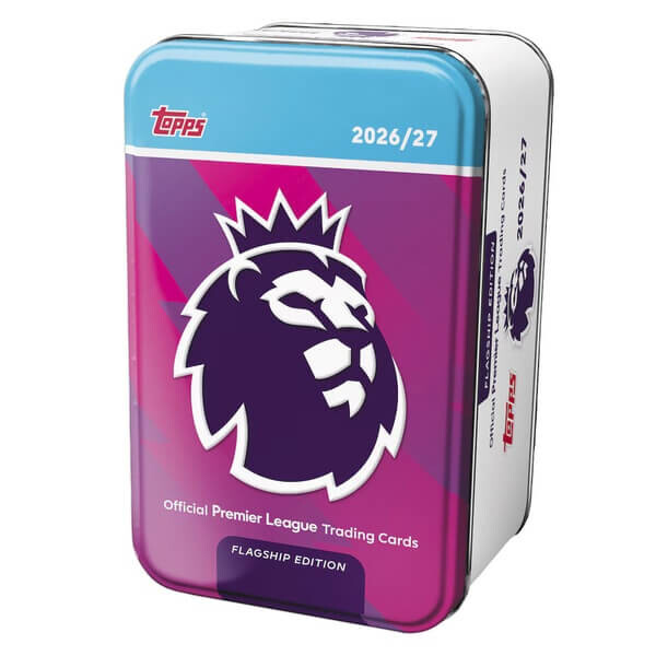 2026-2027 Topps Flagship Premier League Super Tin 3 fialová - fotbalové karty