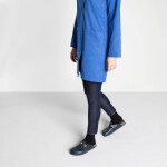 Dámské dřeváky Birkenstock Boston ESD Blue z přírodní kůže úzké úzké (0061388) 42