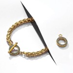 Pánský ocelový náramek Xavier Gold 6 mm - různé velikosti, Zlatá 22 cm