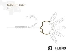 Delphin TheEnd Maggot Trap S / Klip na červy / vlasová metoda / 15 ks (101005856)