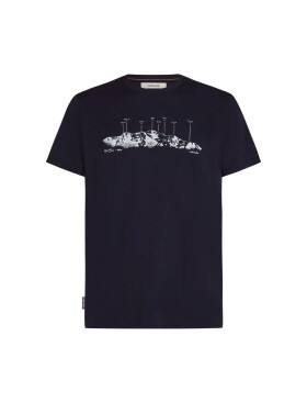 Pánské merino tričko s krátkým rukávem ICEBREAKER Mens 150 Tech Lite SS Tee Massif, Midnight Navy velikost: L