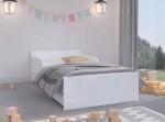 DumDekorace Univerzální dětská postel v klasické bílé barvě 180 x 90 cm