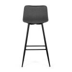 Barová židle, šedá, látka,AUB-X7015 GREY2