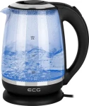 ECG RK 2080 Glass černá / rychlovarná konvice / 2200W / 2 L / sklo a nerez (100000670389)