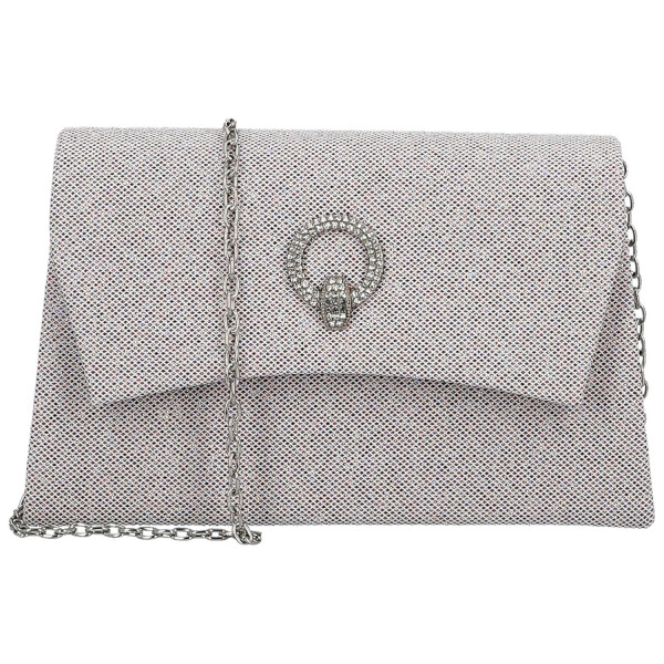 Trendy dámské plesové psaníčko Michelle Moon Capri, tmavě stříbrné