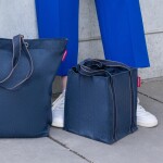 Reisenthel Nákupní taška na lahve Bottlebag Herringbone dark blue