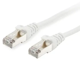Equip Cat6A S/FTP bílá / Patch kabel / RJ-45 / 15 m / PoE (606009)