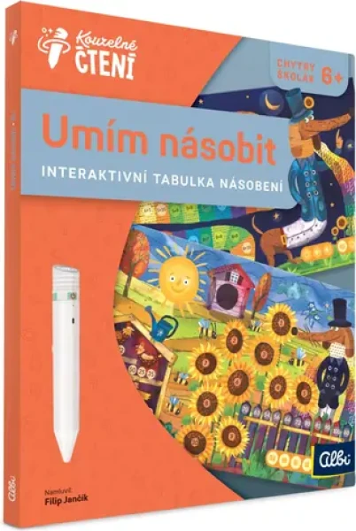 ALBI Kouzelné čtení - Kniha Umím násobit