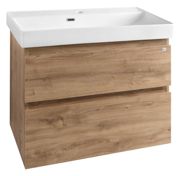 AQUALINE - ALTAIR umyvadlová skříňka 76x60x37cm, dub emporio AI388