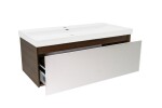 Koupelnová skříňka s umyvadlem Naturel Monza 99x30x45 cm ořech mat MONZA100WNU4 MONZA100WNU4