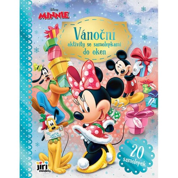 Minnie - Vánoční aktivity se samolepkami do oken