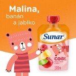 Sunar Cool ovocná kapsička malina, banán, jablko 12m+, 120g