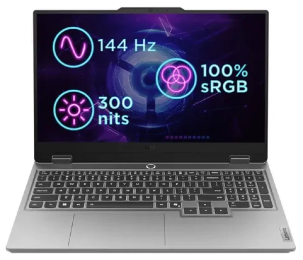 Lenovo LOQ 15IRX10 šedá / 15.6" WQHD / Intel Core i7-13645HX / 16GB / 1TB SSD / RTX 5050 8GB / Bez OS (83JE01C4CK)
