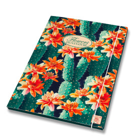 3chlopňové desky Pigna Nature Flowers A4, mix motivů