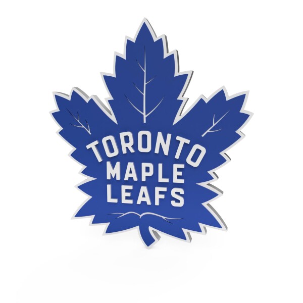 Cedule Toronto Maple Leafs NHL 3D Foam Logo