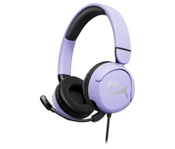 HyperX Cloud Mini Kids fialová / Herní sluchátka / mikrofon / 3.5 mm Jack (7G8F5AA)
