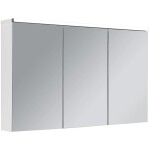 CERANO Koupelnová zrcadlová skříňka s LED osvětlením Avia - bílá matná - 115x70x16,5 cm