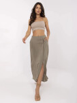 Sukně D73761M50222A khaki XL