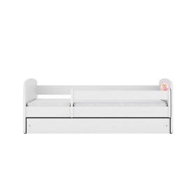 Dětská postel Babydreams bílá 70x140 Medvídek s motýlky