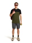 ICEBREAKER Mens Mer Cool-Lite Sphere III SS T Colour, Dark Loden/Black/Cb velikost: M