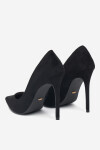 Lodičky DeeZee 92831-201-BLACK SU Látkový materiál