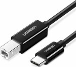 UGREEN Kabel USB-C 2.0 (M) - USB-B 2.0 (M) 2m černá (6957303854462)