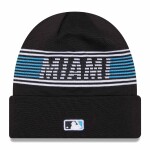 New Era Pánská zimní čepice Miami Marlins MLB Authentic 2024 Clubhouse Beanie