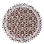 DumDekorace Elegantní kulatý krajkový ubrousek Priemer: 40 cm