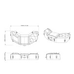 Přední/zadní Can-Am plátěný box 70l