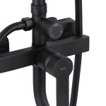 REA - Sprchový set s baterií 150mm ARGUS černá matmá REA-P2389