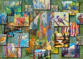 ENJOY Puzzle Lesní koláž