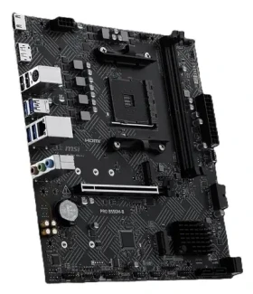 MSI PRO B550M-B černá / B550M / AM4 / 2x DDR4 / PCIEx16 / 1x GLAN / mATX (7D14-023R)