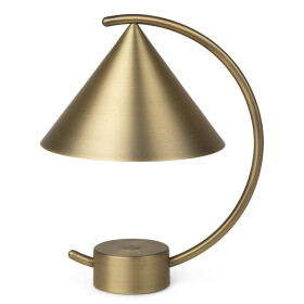 Ferm Living Designová stmívatelná lampa Meridian Brass, zlatá barva, kov