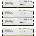 Kingston Fury Beast White 128GB (4x32GB) DDR5 5200MHz / CL40 / DIMM / XMP (KF552C40BWK4-128)