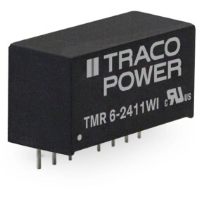 TracoPower TMR 6-4823WI DC/DC měnič napětí do DPS 48 V/DC 15 V/DC, -15 V/DC 200 mA 6 W Počet výstupů: 2 x Obsah 10 ks