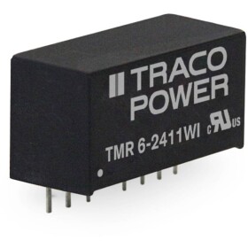 TracoPower TMR 6-2423WI DC/DC měnič napětí do DPS 24 V/DC 15 V/DC, -15 V/DC 200 mA 6 W Počet výstupů: 2 x Obsah 10 ks