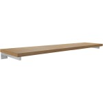 CERANO Deska pod umyvadlo Navira Pro + 3 skryté konzole - dub medový - 160x46x3,6 cm