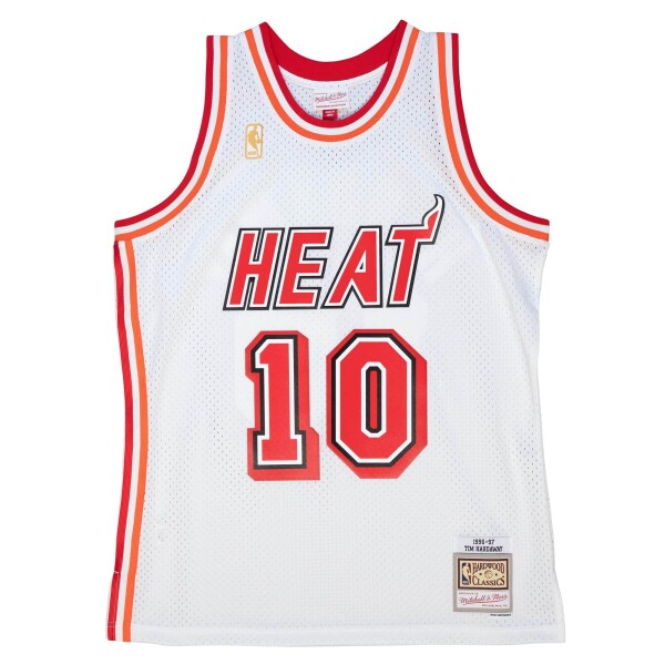 Mitchell & Ness Pánský dres Miami Heat NBA Tim Hardaway #10 1996-97 Swingman - Bílá Velikost: L