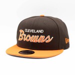 New Era Pánská kšiltovka Cleveland Browns NFL 2-Tone Throwback Script 9FIFTY Snapback