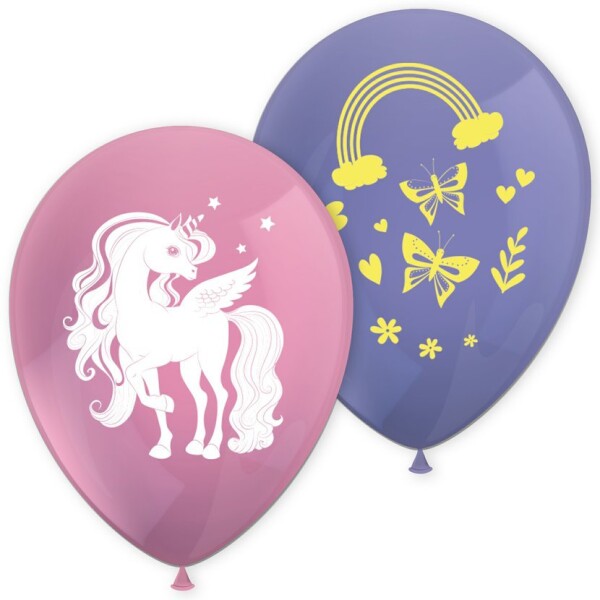 Jednorožec balónky 8 ks Jednorožec balónky 8 ks