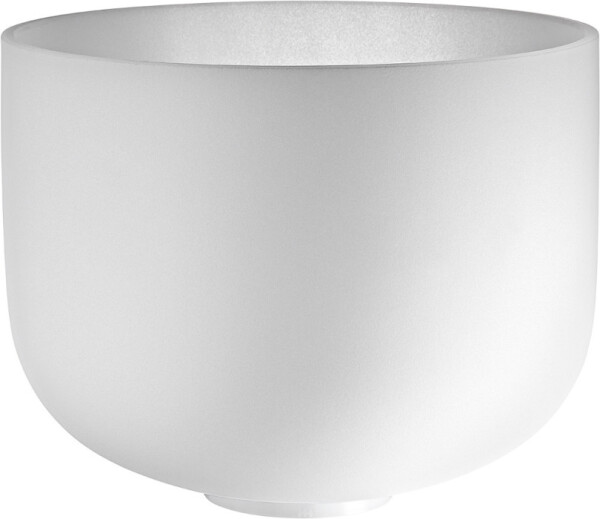 Meinl Sonic Energy CSB12F3 Crystal Singing Bowl 12” - F3 432 Hz Heart Chakra - White Frosted